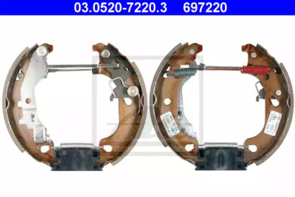 Комлект тормозных накладок ATE 03.0520-7220.3