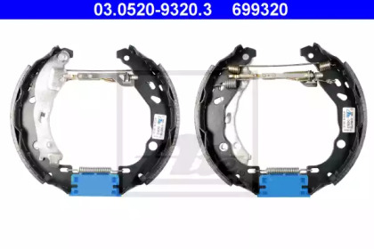Комлект тормозных накладок ATE 03.0520-9320.3
