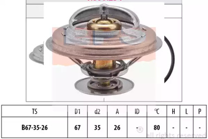 Термостат EPS 1.880.254S