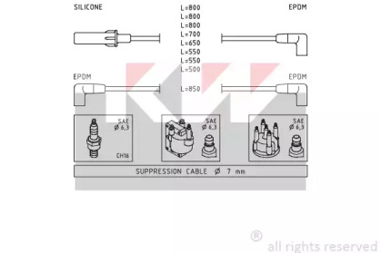 Комплект электропроводки KW 358 181