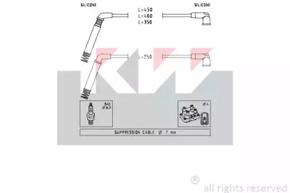 Комплект электропроводки KW 358 208