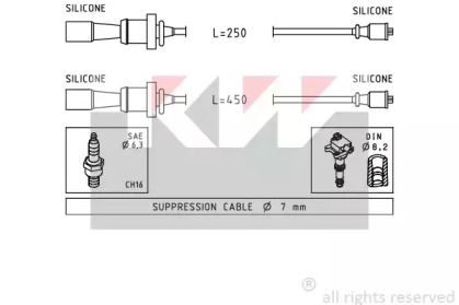 Комплект электропроводки KW 358 241