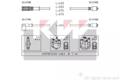 Комплект электропроводки KW 359 398