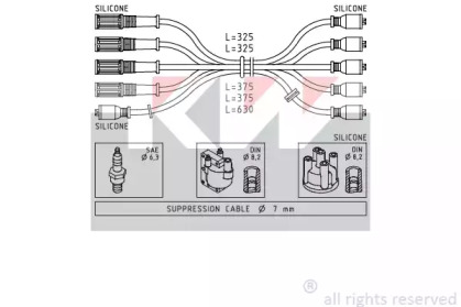 Комплект электропроводки KW 359 421