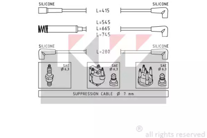 Комплект электропроводки KW 359 513