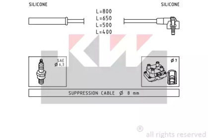 Комплект электропроводки KW 359 864