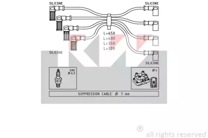 Комплект электропроводки KW 359 888