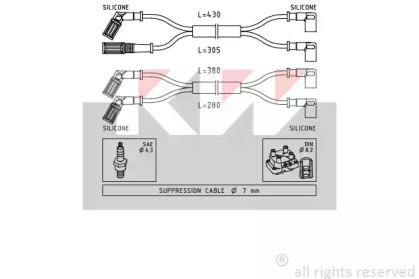 Комплект электропроводки KW 359 889