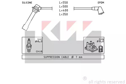 Комплект электропроводки KW 360 231