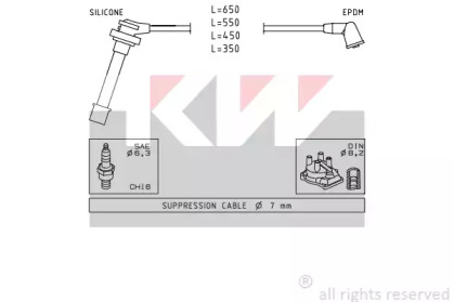 Комплект электропроводки KW 360 399