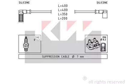 Комплект электропроводки KW 360 527