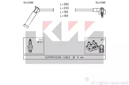 Комплект электропроводки KW 360 619