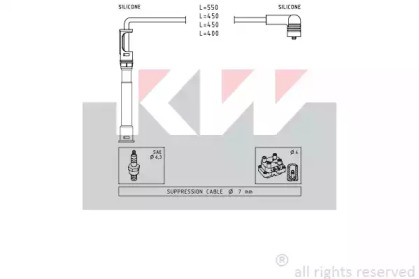 Комплект электропроводки KW 360 681