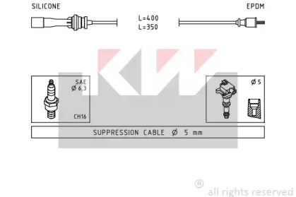 Комплект электропроводки KW 360 729