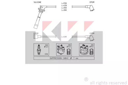 Комплект электропроводки KW 360 732