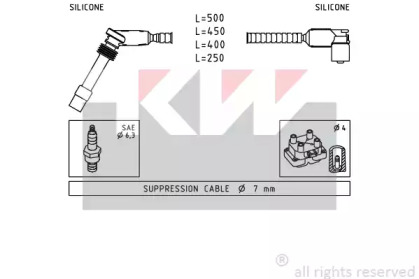 Комплект электропроводки KW 360 904