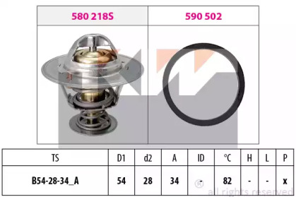 Термостат KW 580 218