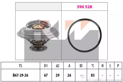 Термостат KW 580 526