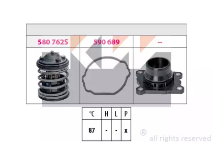 Термостат KW 580 762K
