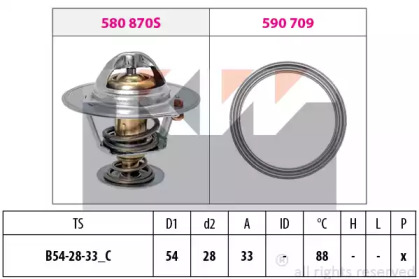 Термостат KW 580 971