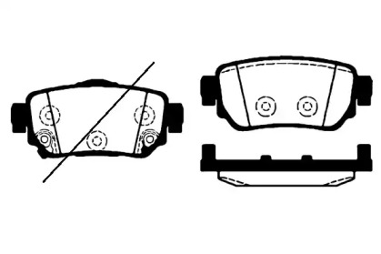 Комплект тормозных колодок RAICAM RA.1068.0