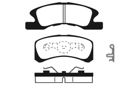 Комплект тормозных колодок RAICAM RA.1078.0