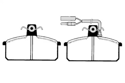 Комплект тормозных колодок RAICAM RA.0191.1