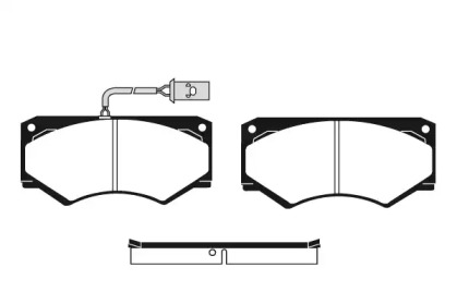 Комплект тормозных колодок RAICAM RA.0198.5