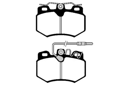 Комплект тормозных колодок RAICAM RA.0296.0
