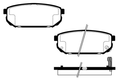 Комплект тормозных колодок RAICAM RA.0421.0