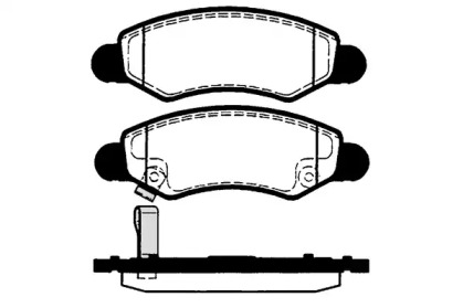 Комплект тормозных колодок RAICAM RA.0424.0