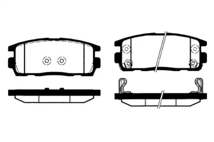 Комплект тормозных колодок RAICAM RA.0426.0