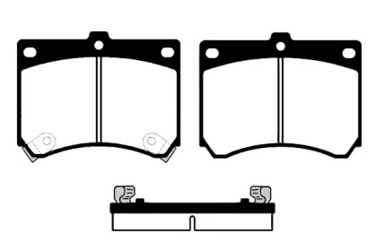 Комплект тормозных колодок RAICAM RA.0472.0