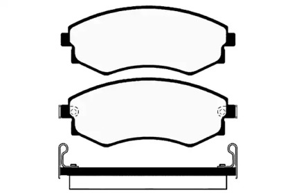 Комплект тормозных колодок RAICAM RA.0501.0