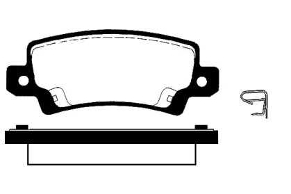 Комплект тормозных колодок RAICAM RA.0542.0
