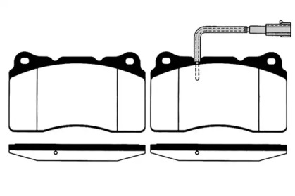 Комплект тормозных колодок RAICAM RA.0604.3