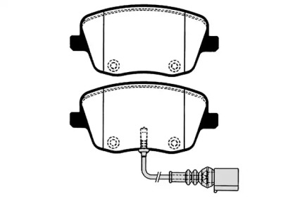 Комплект тормозных колодок RAICAM RA.0778.1