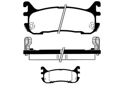 Комплект тормозных колодок RAICAM RA.0784.0