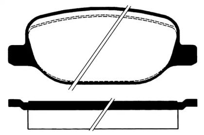 Комплект тормозных колодок RAICAM RA.0799.2