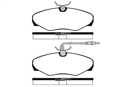 Комплект тормозных колодок RAICAM RA.0800.1