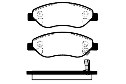 Комплект тормозных колодок RAICAM RA.0847.0