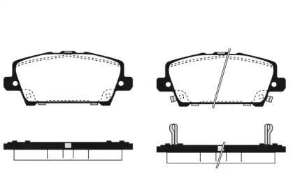 Комплект тормозных колодок RAICAM RA.0850.0