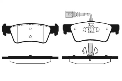 Комплект тормозных колодок RAICAM RA.0908.0