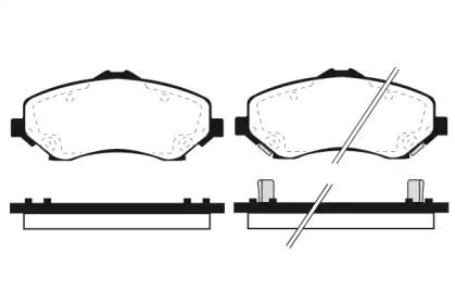Комплект тормозных колодок RAICAM RA.0961.0