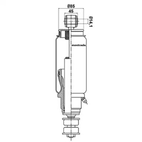 Амортизатор montcada 0164520