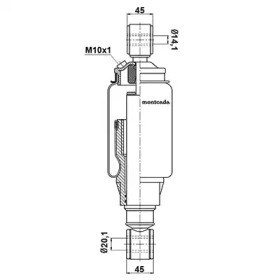 Амортизатор montcada 0164630
