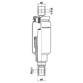 Амортизатор montcada 0164650