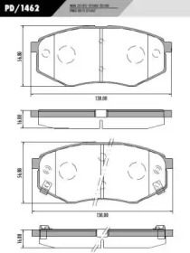 Комплект тормозных колодок FRAS-LE PD/1462