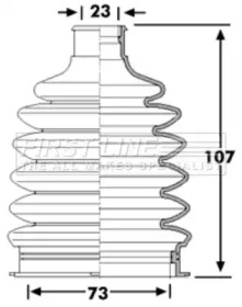 Пыльник FIRST LINE FCB6109