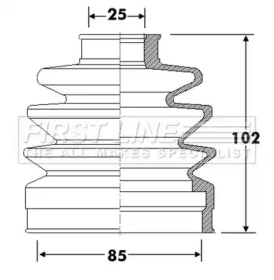 Пыльник FIRST LINE FCB6314